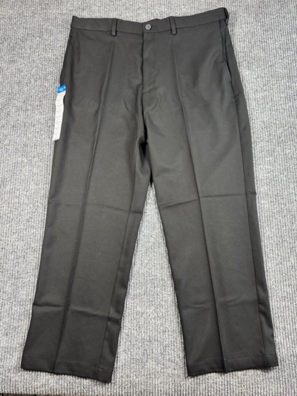 Haggar Cool 18 Pro Dress Pants Mens 38x29 Black Classic Fit Stretch No Iron NWT